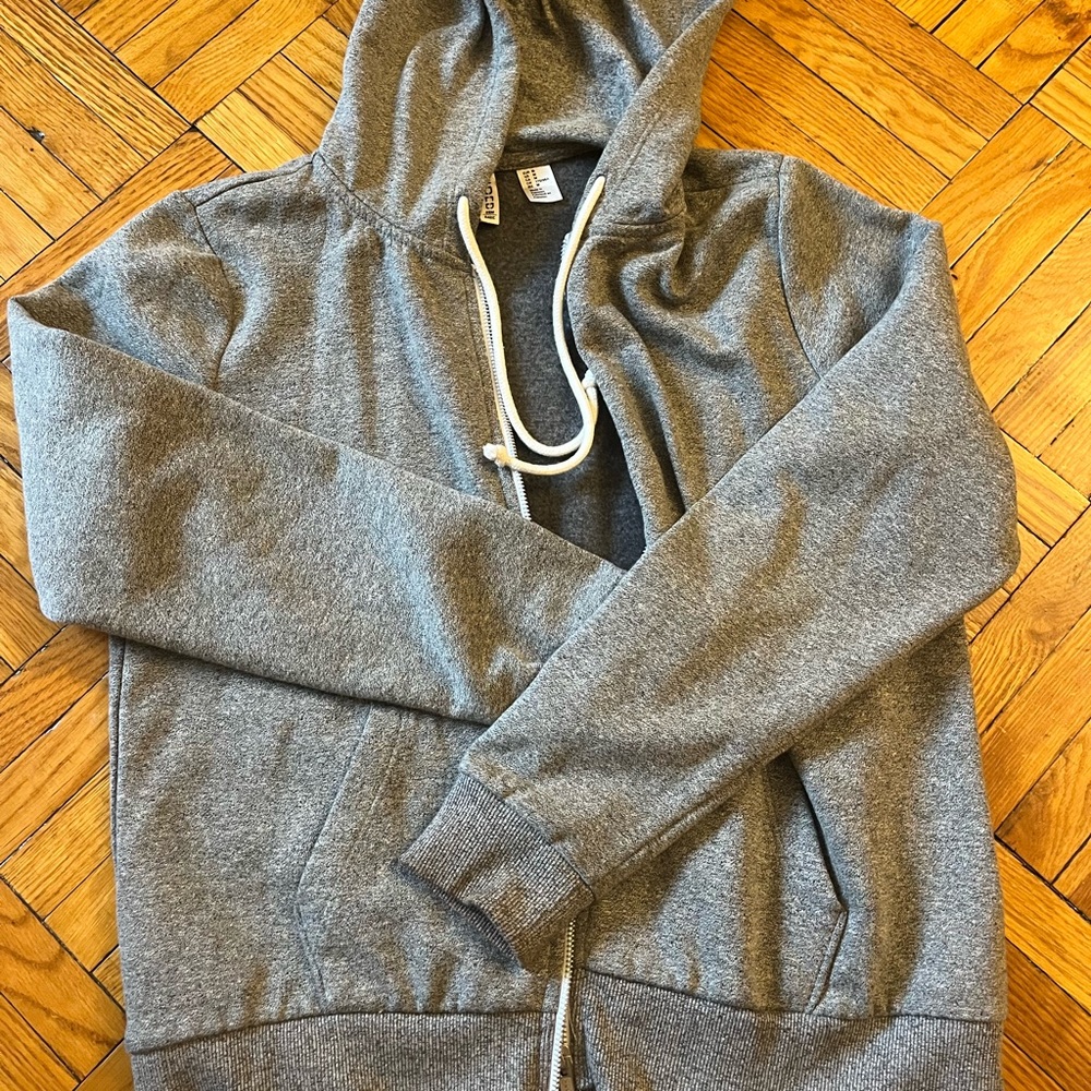 H&M grey zipup